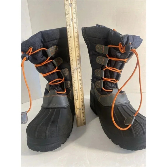 Dream Pairs Insulated Snow Boots Youth sz 3 Waterprrof Mid Calf Unisex - Picture 11 of 16